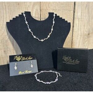 Park Lane AURORA Choker Necklace Bracelet And Pierced Earrings Set J153